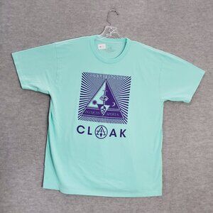 Cloak Men Shirt XL Blue Hidden In Plain Sight Occultis‎ Aperta Graphic Tee